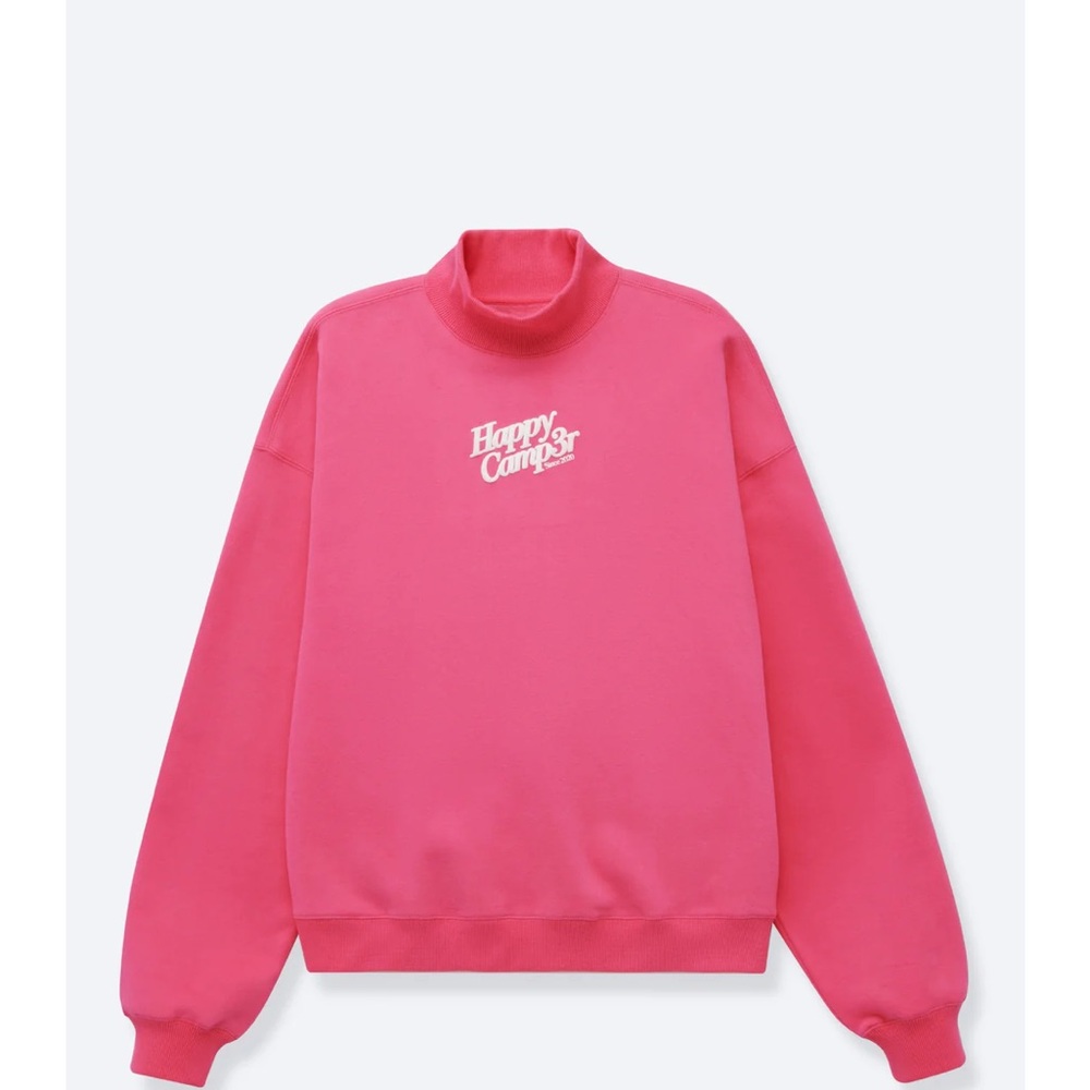 Happy Camper Pink Sweatshirt